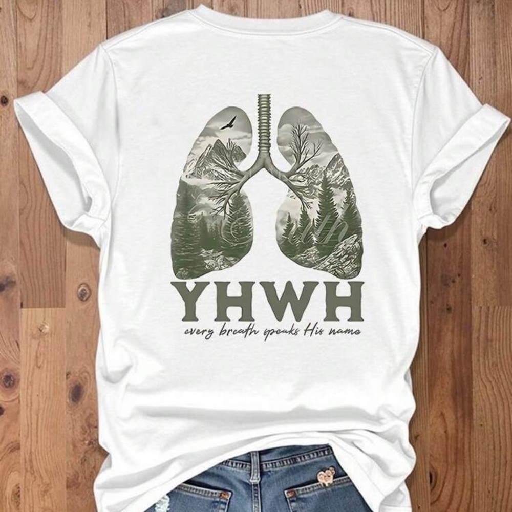 YHWH Lungs Christian T-shirt
